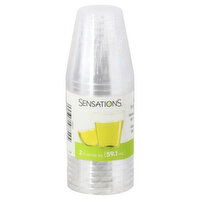 Sensations Shot Glasses, Plastic, 2 Fluid Ounce, 20 Each