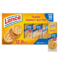 Lance® Toasty Toasty Peanut Butter Sandwich Crackers, 12.8 Ounce