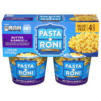 Pasta Roni Pasta, Butter & Garlic Flavor, Value Pack, 4 Each