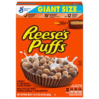 Reese's Puffs Corn Puffs Giant Size, 29 Ounce