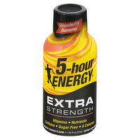 5 Hour Energy Energy Drink, Extra Strength, Strawberry Banana Flavor, 1.93 Ounce