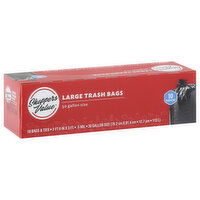 Shoppers Value Trash Bags, Large, 30 Gallon, 10 Each