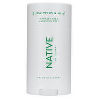 Native Deodorant, Eucalyptus & Mint, 2.65 Ounce