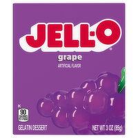 Jell-O Grape Gelatin Dessert Mix, 3 Ounce