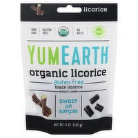 YumEarth Licorice, Organic, Black, 5 Ounce