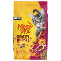 Meow Mix Gravy Bursts Complete Adult Chicken Flavor Cat Food, 48 Ounce