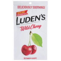 Luden's Throat Drops, Wild Cherry, 30 Each