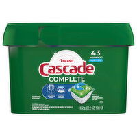 Cascade Complete Dishwasher Detergent, ActionPacs, Fresh Scent, 43 Each