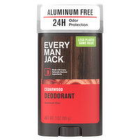 Every Man Jack Deodorant, Cedarwood, 3 Ounce