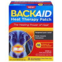 Backaid Heat Therapy Patch, 3 Each