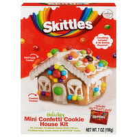 Skittles House Kit, Confetti Cookie, Holiday, Mini, 1 Each