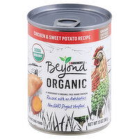 Beyond Dog Food, Organic, Chicken & Sweet Potato Recipe, 13 Ounce