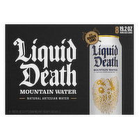 Liquid Death Mountain Water, King Size Cans, 8 Each