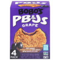 Bobo's Grape PB&Js, 4 Each