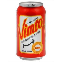 Vimto Fruit Flavored Drink, Sparkling, 12 Ounce