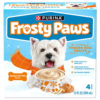 Frosty Paws Dog Treats, Frozen, Peanut Butter Flavor, 4 Each