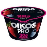 Oikos Pro Yogurt, Mixed Berry Flavored, 5.3 Ounce