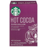 Starbucks Hot Cocoa Mix, Marshmallow, 8 Each