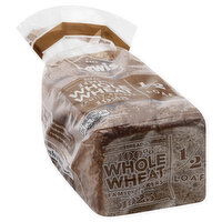 Lewis Bread, 100% Whole Wheat, 1/2 Loaf, 12 Ounce