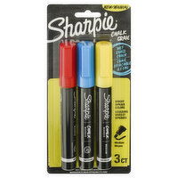 Sharpie Chalk Marker, Wet Erase, Medium, 3 Each