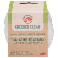 Scotch-Brite Greener Clean Scrub Circles, 3 Each