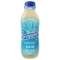 Snapple Elements Juice Drink, Agave Cactus Flavored, Rain, 15.9 Fluid ounce