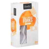 Essential Everyday Forks, Basic, Dailyware, 24 Each