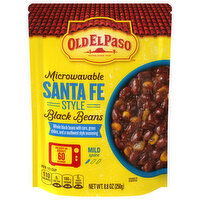 Old El Paso Microwavable Santa Fe Style Mild Black Beans, 8.8 Ounce