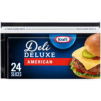 Kraft Deli Deluxe American Cheese Slices, 24 Each