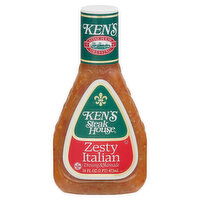 Ken's Steak House Dressing & Marinade, Zesty Italian, 16 Fluid ounce