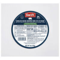 Swift Boneless Bacon Wrapped Pork Eye of Round Filet, 5 Ounce