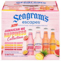 Seagram's Escapes Beer, Aloha Ice, Assorted, Variety Pack, 12 Each