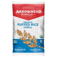 Arrowhead Mills Puffed Rice Cereal, Organic, 6 Ounce