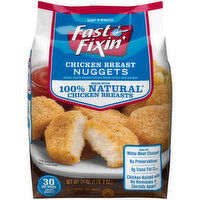 FAST FIXIN' Chicken Breast Nuggets, 24 oz (Frozen), 24 Ounce