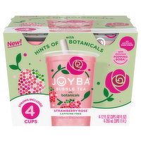 Joyba Bubble Tea, Caffeine Free, Strawberry Rose, 4 Each