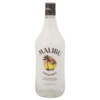 Malibu White Rum, with Coconut Liqueur, Original, 1.75 Litre