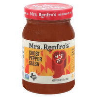 Mrs. Renfro's Salsa, Ghost Pepper, 16 Ounce