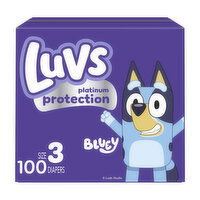 Luvs Platinum Protection Baby Diapers, Size 3, 100 Each
