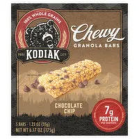 Kodiak Chewy Granola Bars, Chocolate Chip, 5 Each