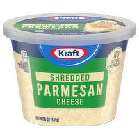 Kraft Shredded Cheese, Parmesan, 5 Ounce