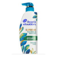 Head & Shoulders Supreme Supreme Sulfate Free Nourish & Smooth Shampoo 11.8oz, 11.8 Ounce