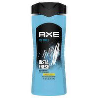 AXE Body Wash, Insta fresh, Ice Chill, 16 Ounce