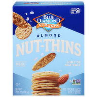 Blue Diamond Almonds Nut-Thins Rice Cracker Snacks, Almond, Hint of Sea Salt, 4.25 Ounce