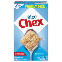 Rice Chex Cereal, Rice, Oven Toasted, Family Size, 18 Ounce