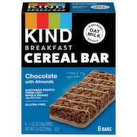 Kind Cereal Bar, Breakfast, Chocolate with Almonds, 6 Each