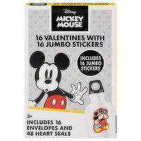 IG Design Group Valentine with Jumbo Stickers, Mickey Mouse, 1 Each