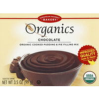 European Gourmet Bakery Organics Cooked Pudding & Pie Filling Mix, Organic, Chocolate, 3.5 Ounce