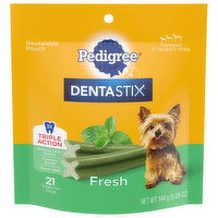 Pedigree Dentastix Treats for Dogs, Fresh, Toy/Small, 21 Each