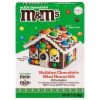 M&M's House Kit, Holiday, Chocolate, Mini, 1 Each