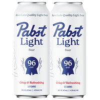 Pabst Light Beer, 4 Each